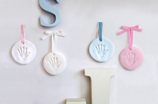 Pearhead Odcisk Rączki Zawieszka Niebieska