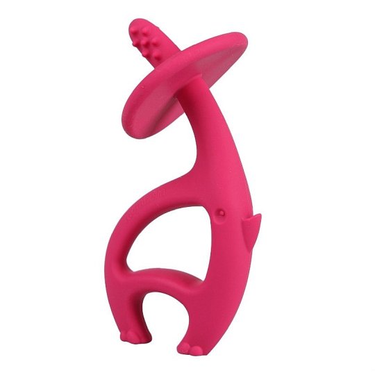 Mombella Gryzak Słonik Dancing Elephant Dark Pink