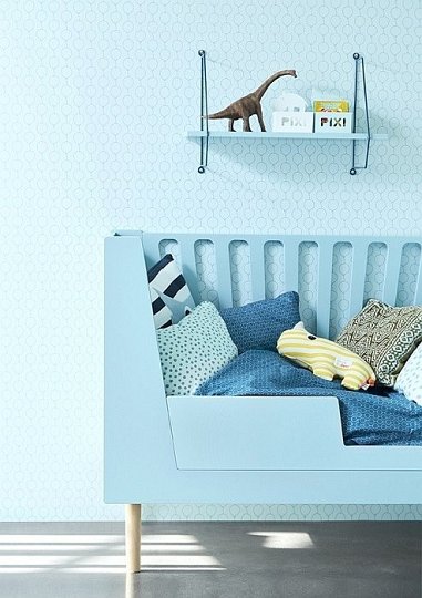 Done by Deer Łóżeczko 60x120 cm Blue