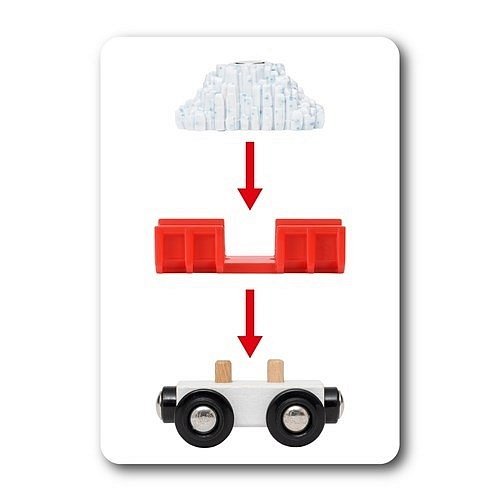 BRIO World Pociąg z Pługiem Śnieżnym