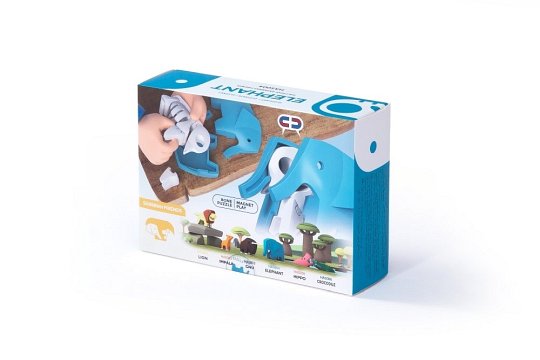 Halftoys Magnetyczny Składany Słoń