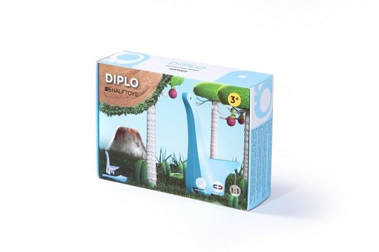Halftoys Magnetyczny Składany Dinozaur Diplodok