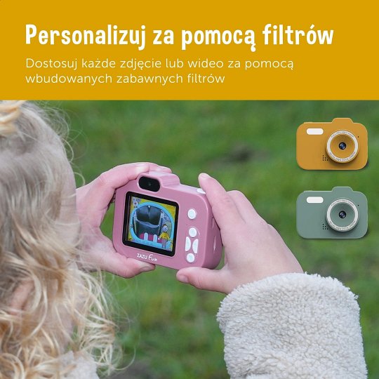 Zazu Fun Aparat Cyfrowy dla Dzieci Green