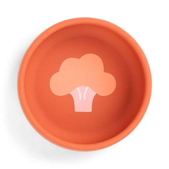 Done by Deer Silikonowy Zestaw Obiadowy Papaya