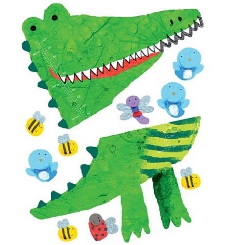 Wallies Naklejki Miarka Wzrostu Krokodyl