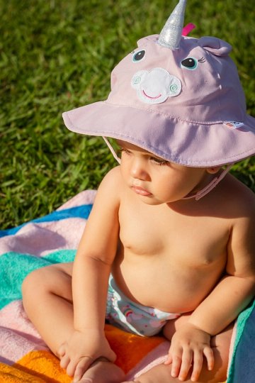 Zoocchini Pieluszka Kąpielowa z Czapką Jednorożec S