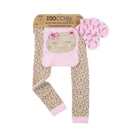 Zoocchini Legginsy i Skarpetki Kot 6-12M