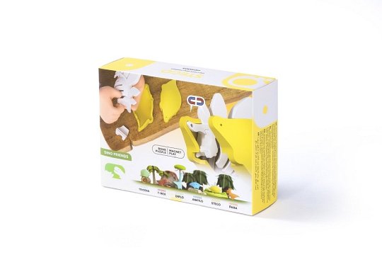 Halftoys Magnetyczny Składany Dinozaur Stegozaur