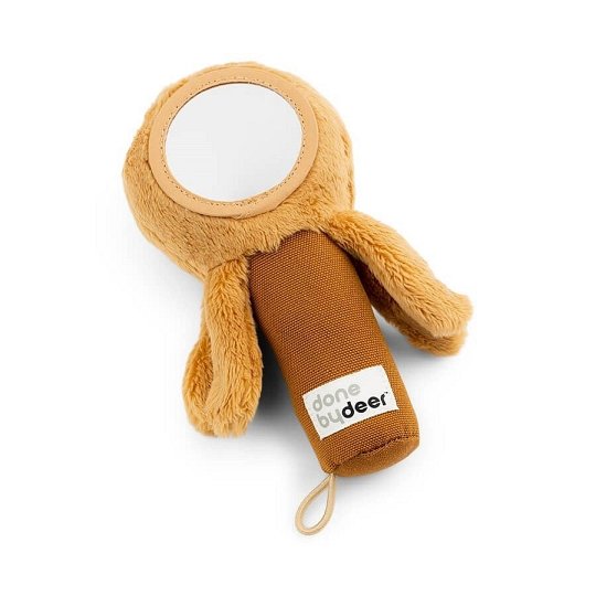 Done by Deer Grzechotka Piszczek z Lusterkiem Jelly Mustard