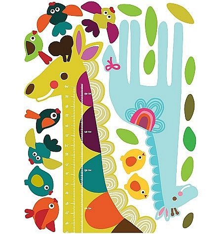 Wallies Naklejk Miarka Wzrostu Żyrafka