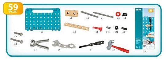 BRIO Builder Warsztat z Narzędziami do Budowania