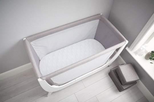 Shnuggle Prześcieradło 120x60cm do Łóżeczka Air Cot 2 szt Grey