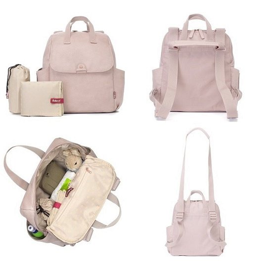 Babymel Torba Plecak Robyn Blush Eko Skóra