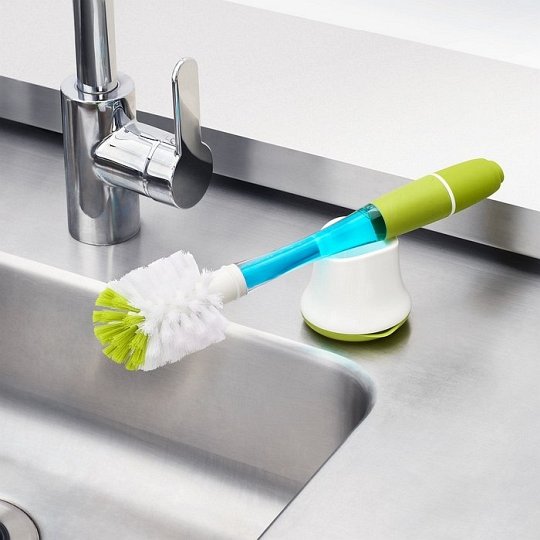 OXO Szczotka do Butelek z Dozownikiem Płyn