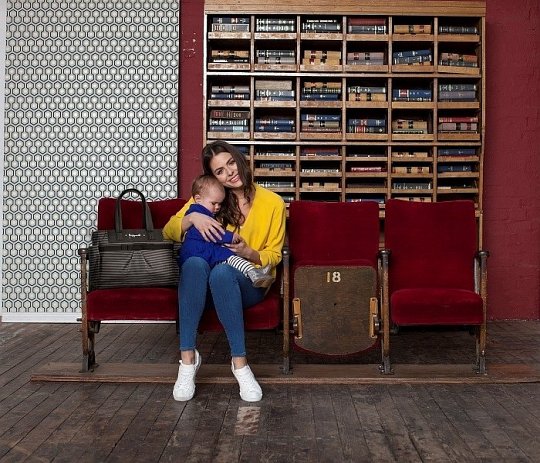 Babymel Torba dla Mamy Cara Stripe Grey