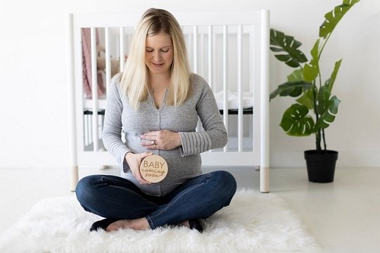 Pearhead Drewniane Tabliczki do Zdjęć Ciążowych