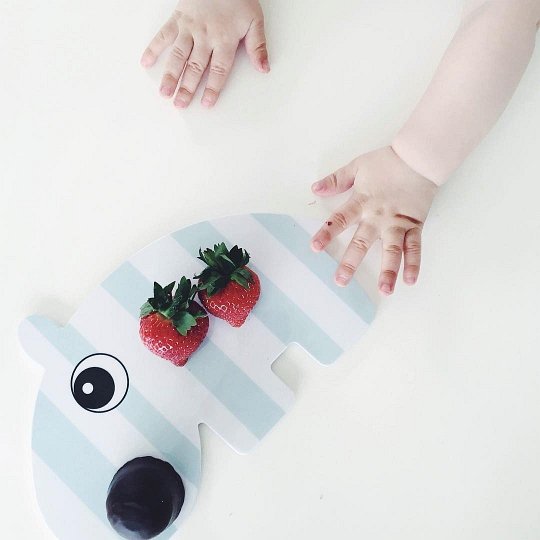 Done By Deer Tacka Snack Board Ozzo Blue