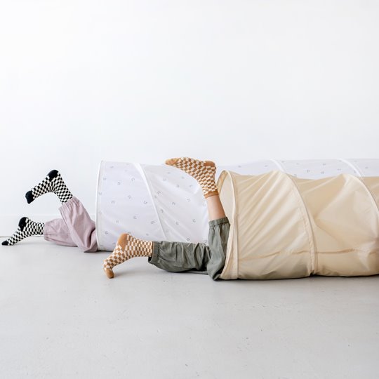 3 Sprouts Tunel do Zabawy Beige