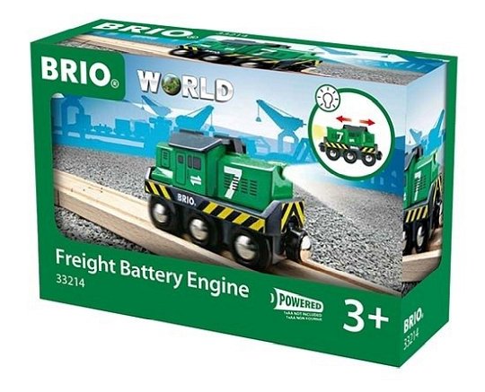 BRIO World Lokomotywa Towarowa na Baterie