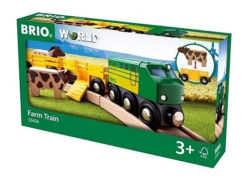BRIO World Pociąg ze Zwierzątkami Farma