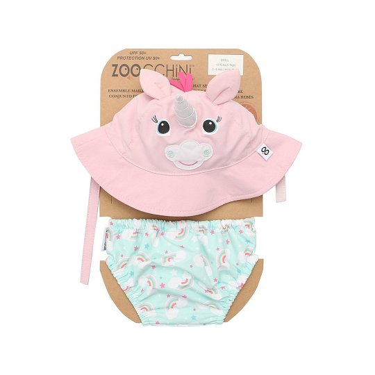 Zoocchini Pieluszka Kąpielowa z Czapką Jednorożec S