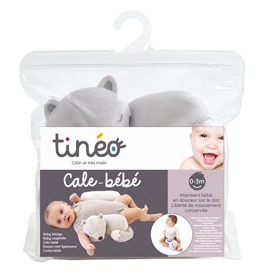 Tineo Klin Niemowlęcy i Zabawka Pluszowa 2w1 Little Wolf