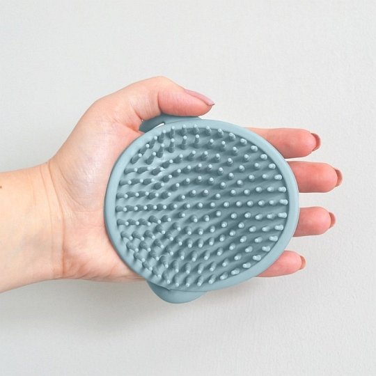 Shnuggle Szczotka Silikonowa do Włosów dla Niemowląt Blue