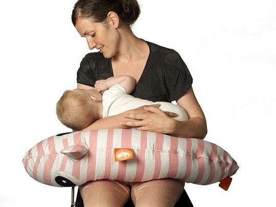 Done by Deer Poduszka 3 w 1 Hipopotam Nieb