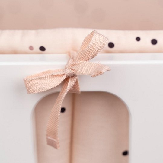 Done by Deer Dots Ochraniacz Do Łóżeczka Powder 360cm