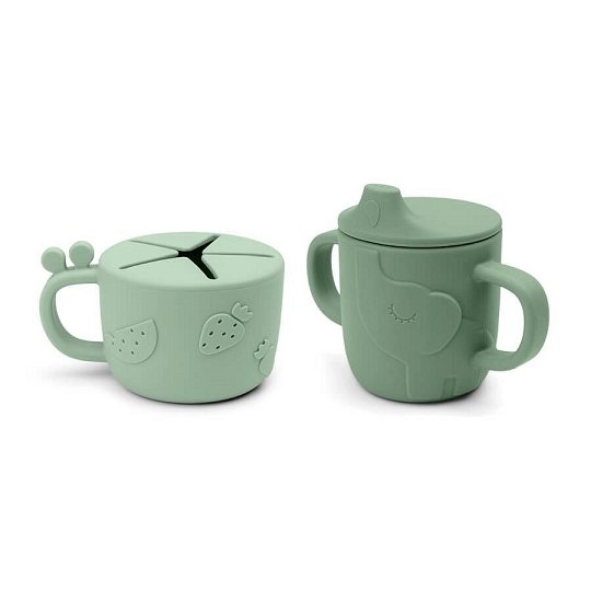 Done by Deer Peekaboo Kubek z Ustnikiem i Kubek na Przekąski Gree