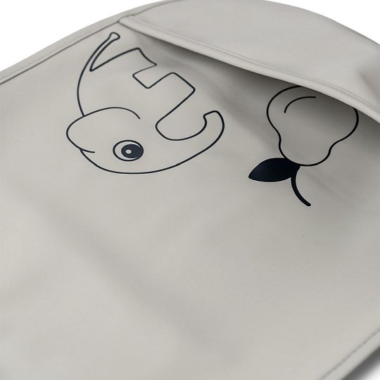 Done by Deer Śliniak z Kieszonką 2szt Grey