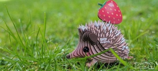 Eugy Układanka Eko 3D Strzyżyk Jeżyk