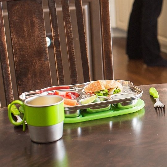 Innobaby Kubek ze Stali Nierdzewnej Green