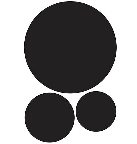 Wallies Naklejki Tablica Kredowa Kółka