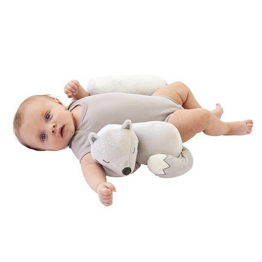 Tineo Klin Niemowlęcy i Zabawka Pluszowa 2w1 Little Wolf