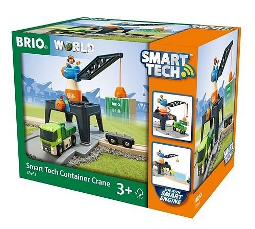 BRIO World Smart Tech Dźwig Kontenerowy