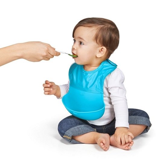 OXO Śliniak Zwijany Aqua