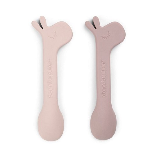 Done by Deer Łyżeczka Silikonowa 2 szt Lalee Powder