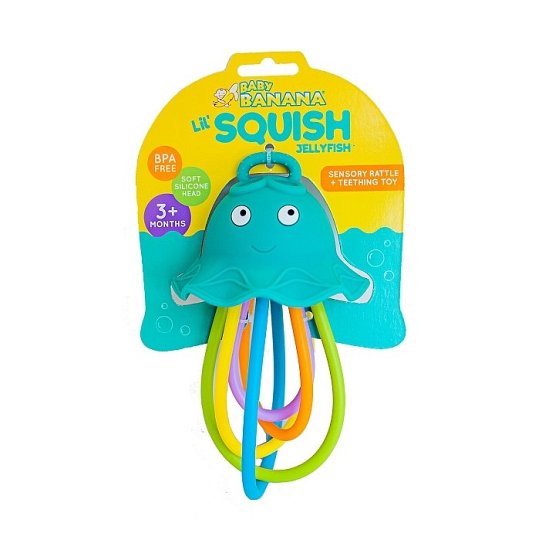 Baby Banana Grzechotka i Gryzak Meduza