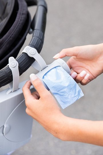 Ubbi Pojemnik na Woreczki do Pieluch Grey