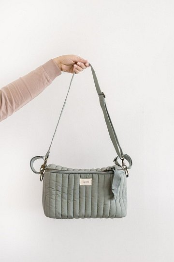 3 Sprouts Organizer Do Wózka Quilted Solid Green