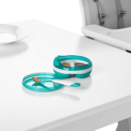 OXO Miska Dzielona z Przykrywką Teal