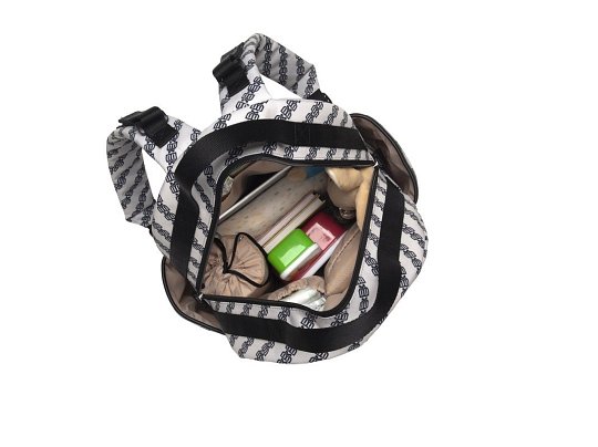 Babymel Eco Plecak do Wózka Lola Mono Stone