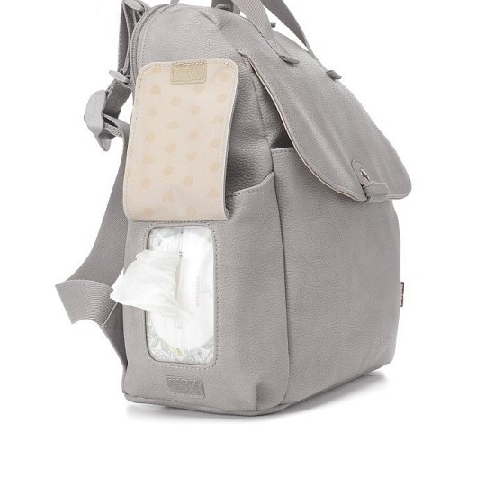 Babymel Torba Plecak Robyn Grey Eko Skóra