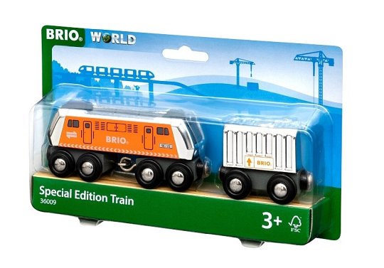 BRIO Pociąg Drewniany z Wagonem Towarowym EDYCJA SPECJALNA
