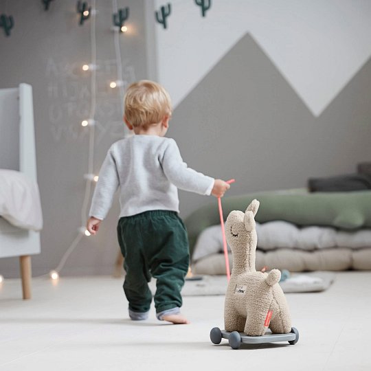 Done by Deer Zabawka do Ciągnięcia Lama Lalee