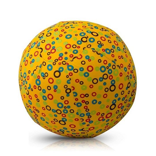 BubaBloon Piłka Balonowa Circles Yellow
