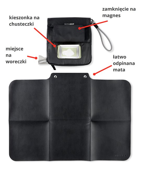 Skip Hop Przewijak Podróżny Organizer Clean Slate 