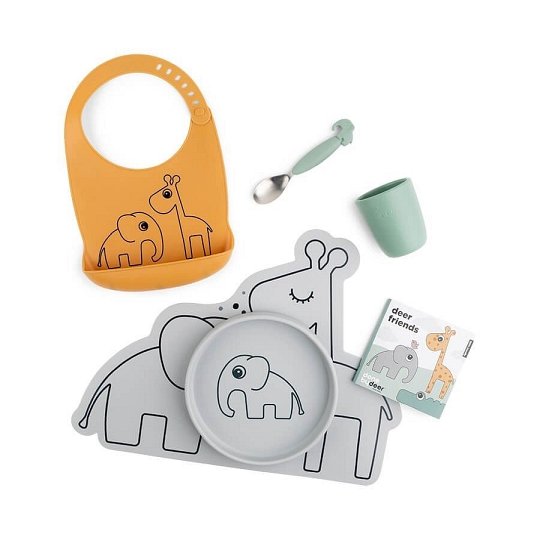 Done by Deer Zestaw Prezentowy Obiadowy Dinner Time Colour Mix