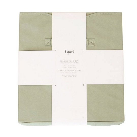 3 Sprouts Pudełko Zamykane Recycled Solid Green